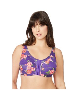 Women's Cotton Front-Close Wireless Bra
