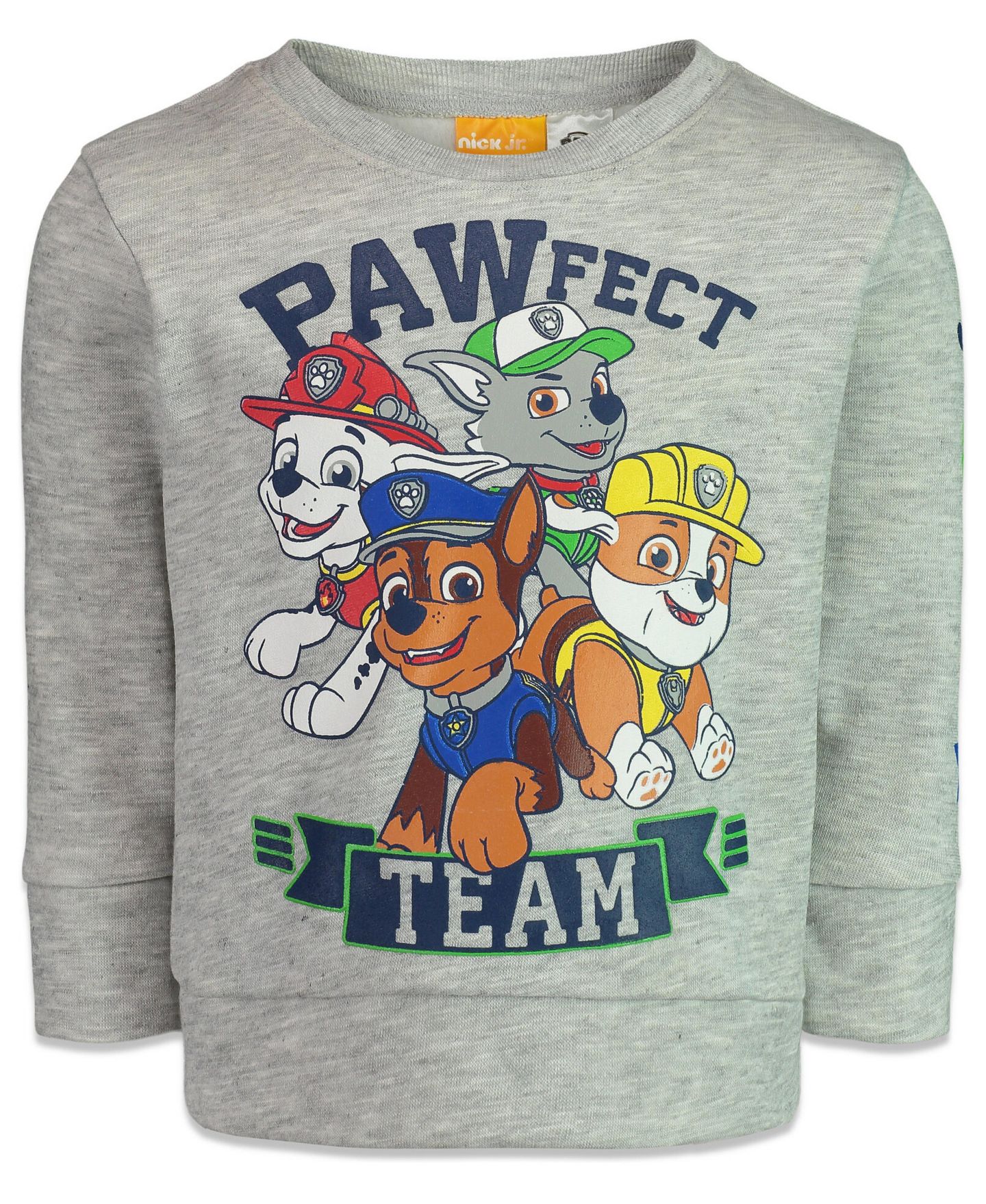 Толстовка Paw Patrol Chase Marshall Rubble Fleece для мальчиков, цвет: Серый — фото 1