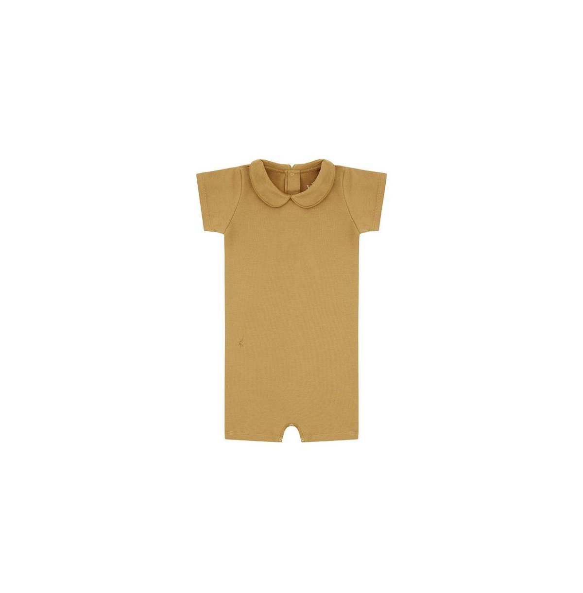 Vild House of Little Baby Organic Cotton Collared Bodysuit with Shorts