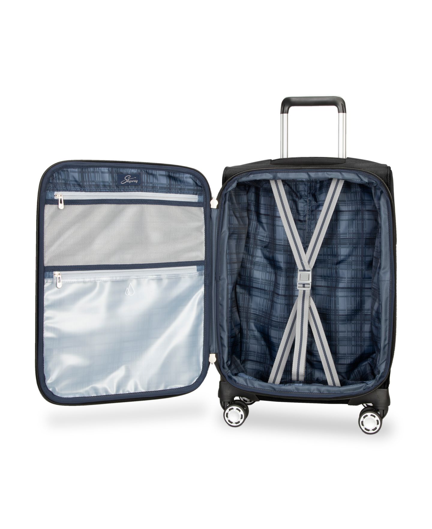 Чемодан Skyway Sigma 7.0 Carry-on Spinner, цвет: Чёрный — фото 5