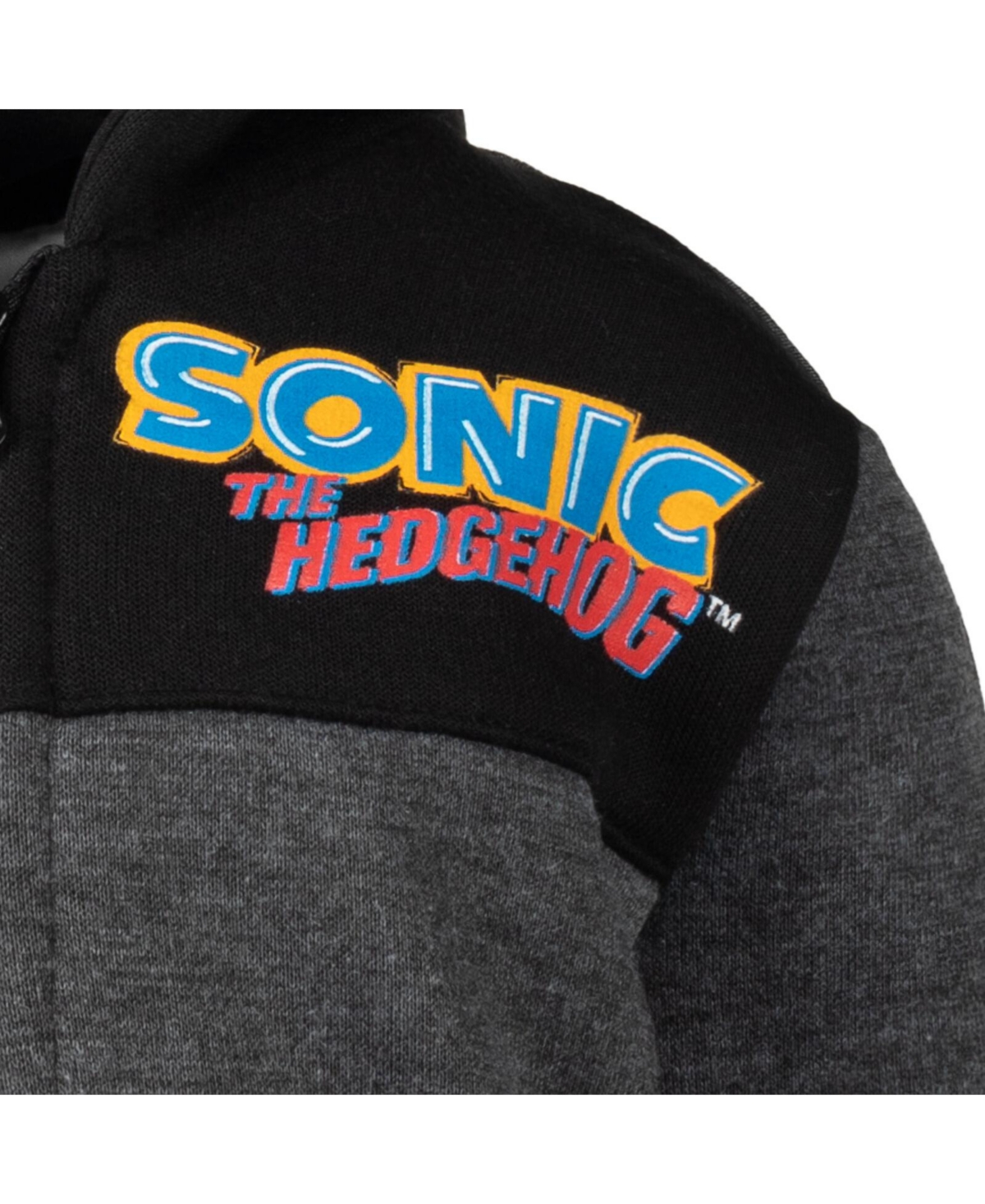 Sega Boys Sonic the Hedgehog Fleece Half Zip Hoodie to