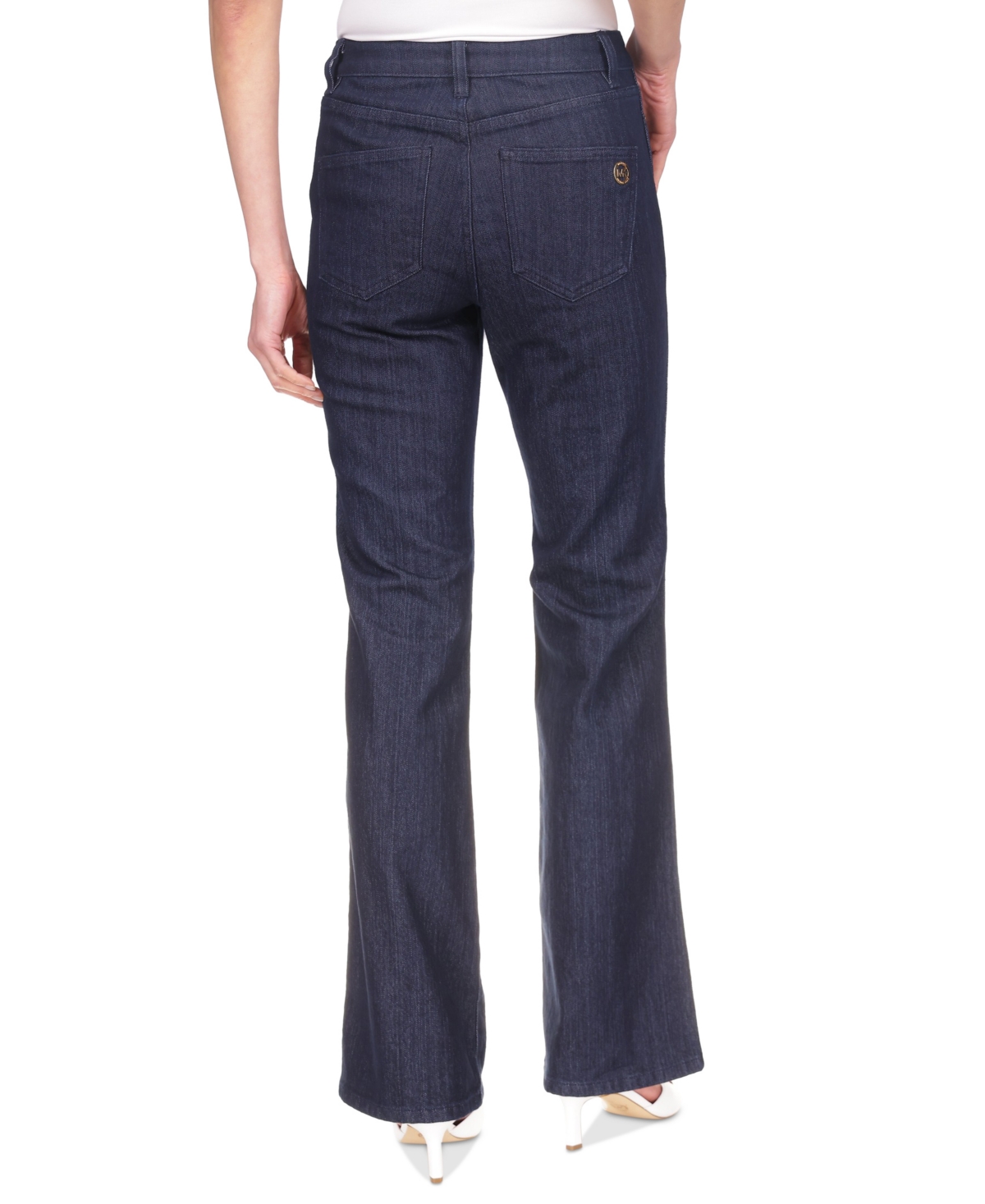 Michael Michael Kors Women's High-Rise Flare-Leg Jeans