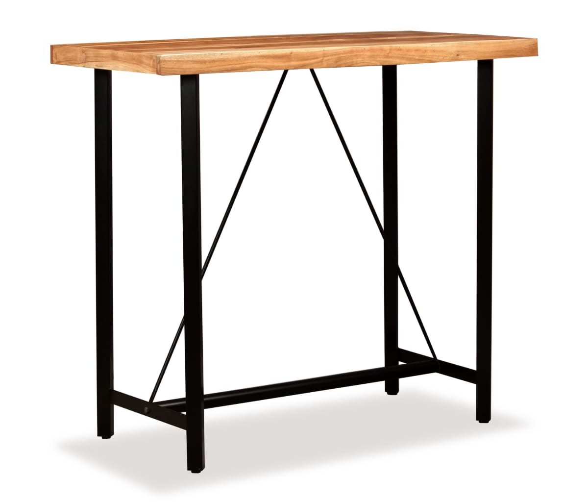 vidaXL Bar Table Solid Acacia Wood 47.2