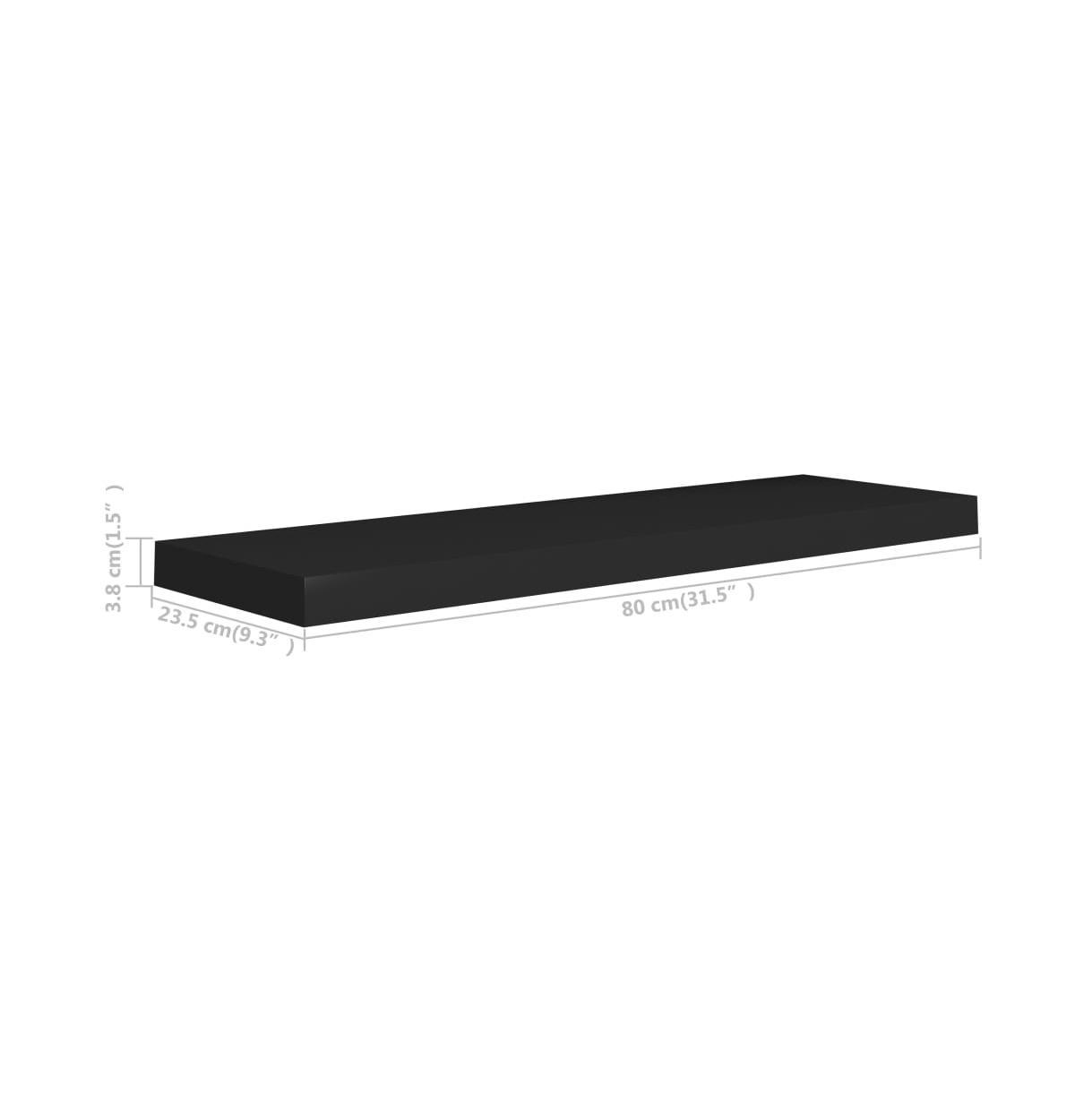 vidaXL Floating Wall Shelves 4 pcs31.5