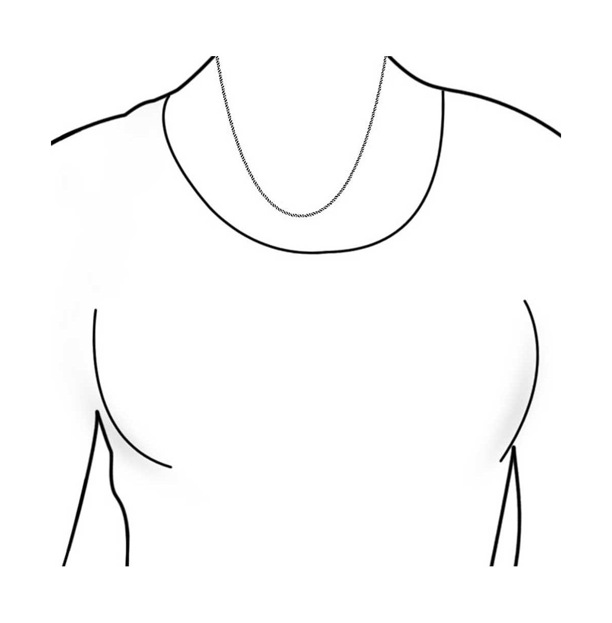 Bling Jewelry Oxidized SterlingBali Style Twist Cable Rope Chain Necklace Inch - Silver