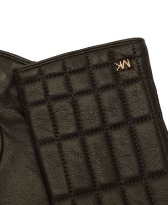 MICHAEL Women's Quilted Leather Tech Gloves
