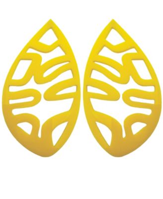 Swanky Designs Cutout Studs - Yellow