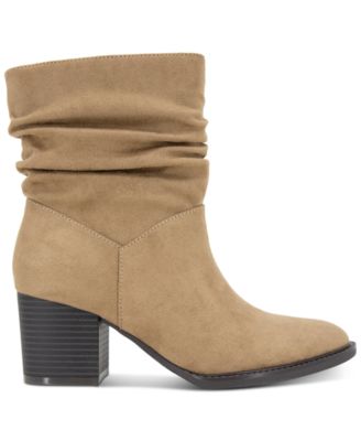 Women's Genoviaa Scrunch Booties, Created for Macy's