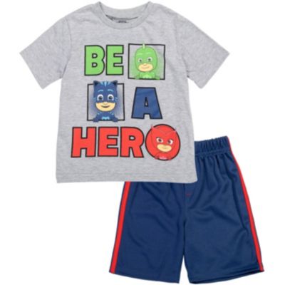 Toddler Boys T-Shirt and Mesh Shorts Outfit Set