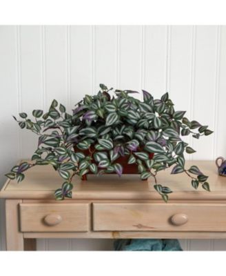 Wandering Jew Artificial Plant in Decorative Planter