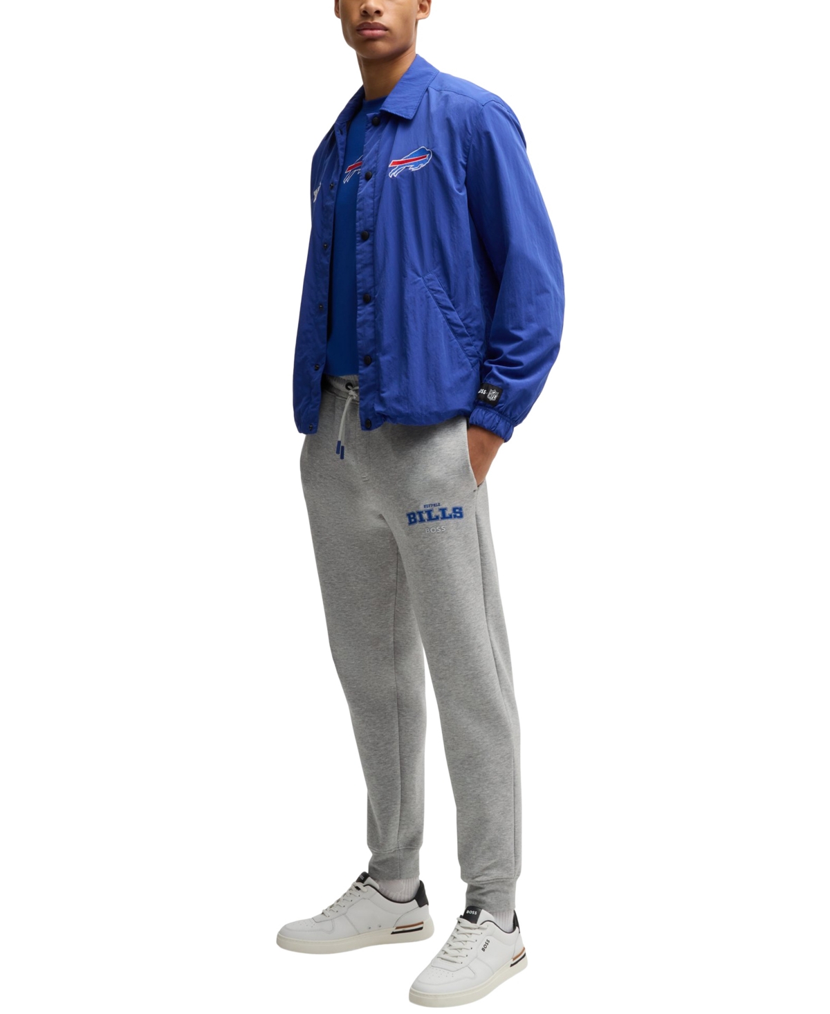 Boss x Nfl Men's Signature-Tape Tracksuit Bottoms