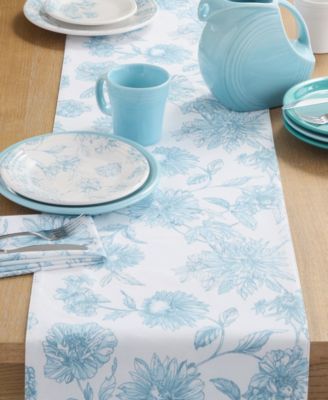 Botanical Floral Table Linen Collection 