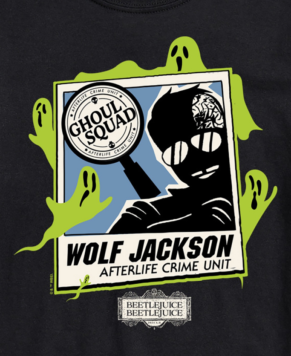 Hybrid Apparel Men's Beetlejuice Wolf Jackson Tee