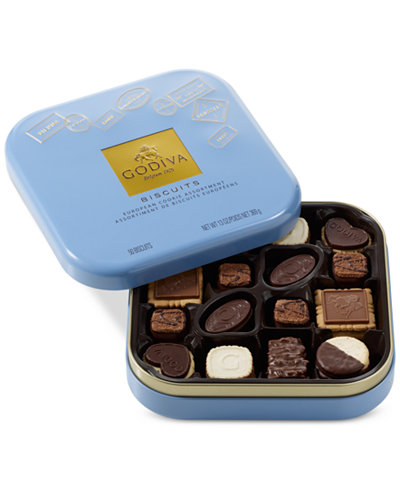 Godiva Large Assorted Biscuit Gift Tin