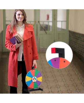 12" Spinning Wheel Math Game Kids Teaching Aid Elementary School Home