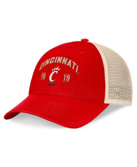 Мужская кепка Top of the World Red Cincinnati Bearcats Heritage Waylon Trucker Adjustable Hat