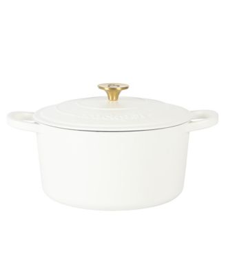 Crock Pot Artisan 7-Quart Round Dutch Oven - Matte Dusty Pink