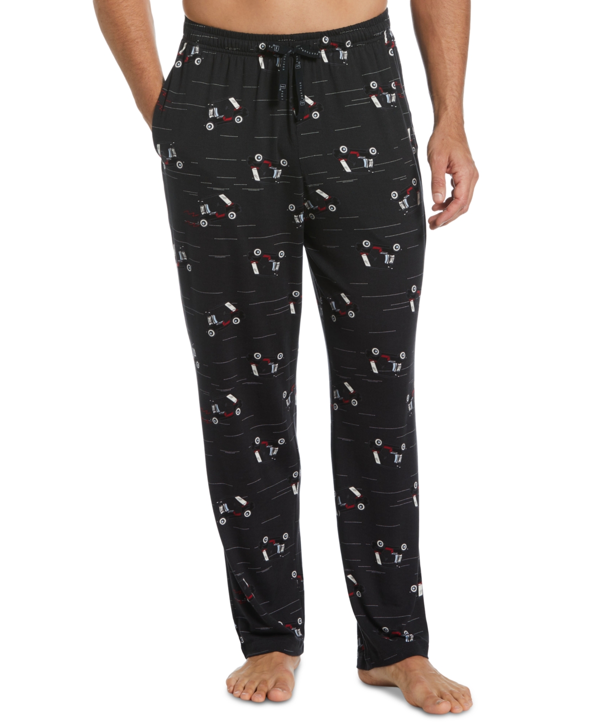 Men's Deluxe Touch Knit Golf Pajama Pant - Black Beau