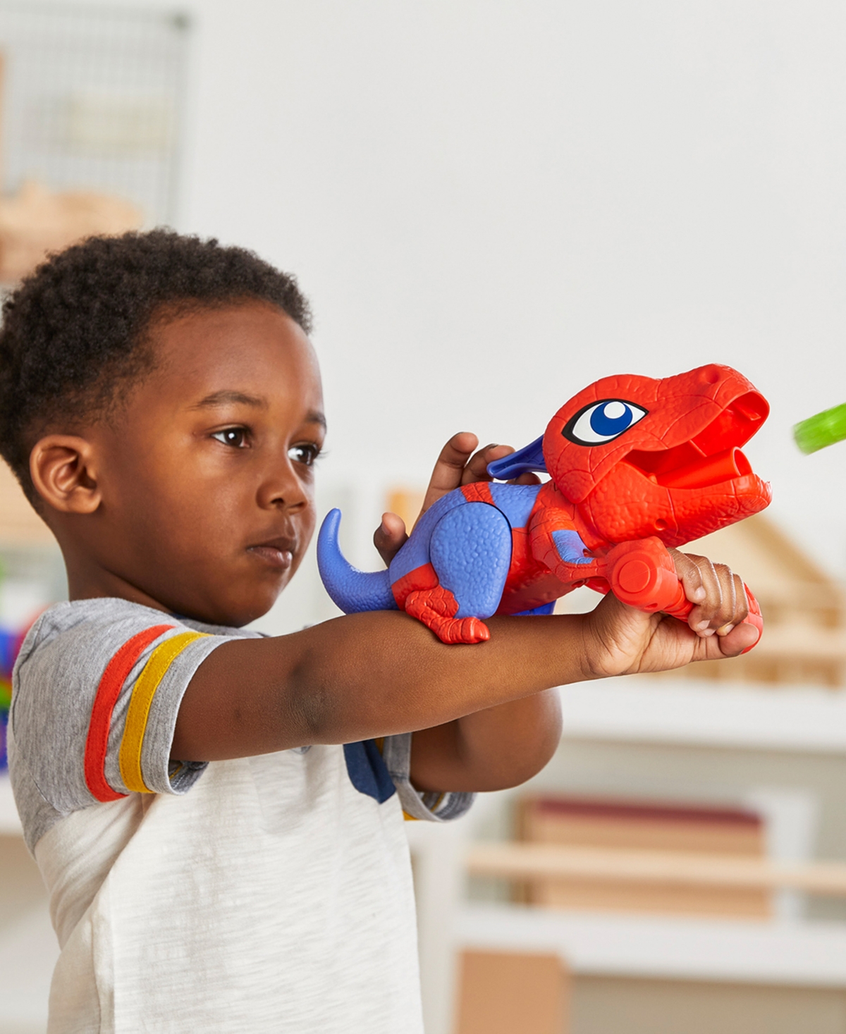 Spidey And His Amazing Friends Dino-webs Nerf Spidey-rex Web Launcher In Multi-color
