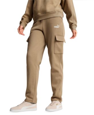 Puma - Women's Essential + Cargo Tapered-Leg Sweatpants