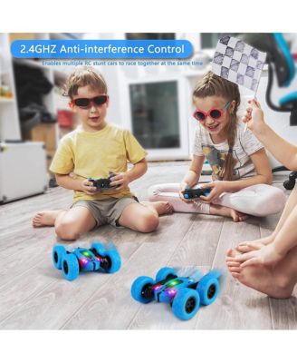 Remote Control Car Race Stunt Toy Double Sided 360° Rotating Rechargeable