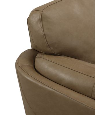 CLOSEOUT! Korder Leather Loveseat, Created for Macy's