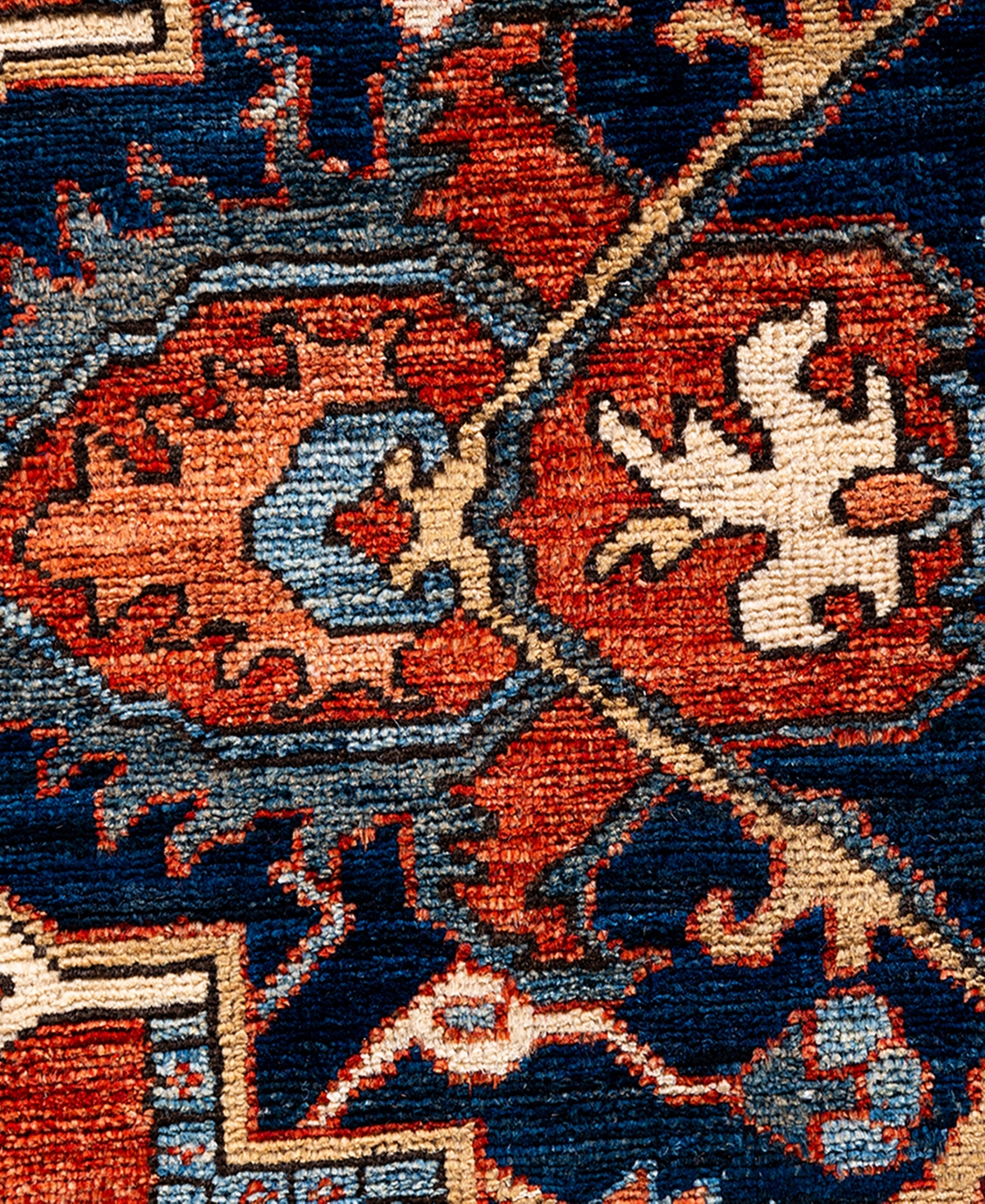 Adorn Hand Woven Rugs Serapi M1993 9'2"x11'10" Area Rug In Orange