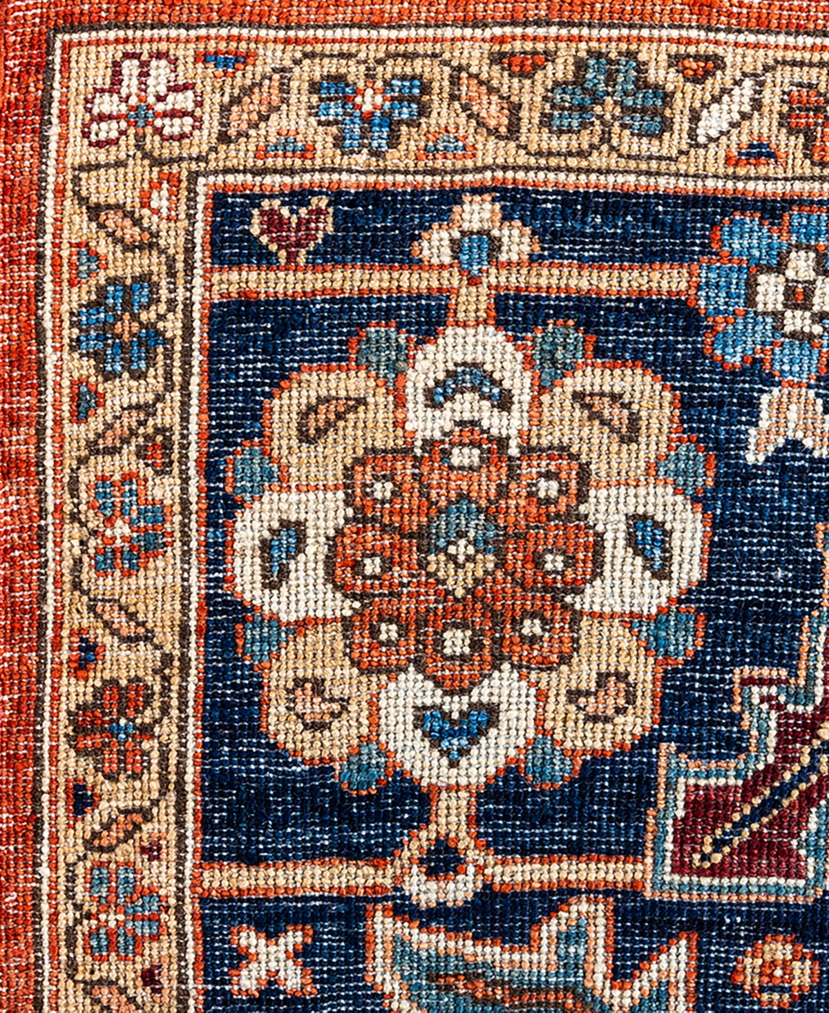 Adorn Hand Woven Rugs Serapi M1993 8'4"x9'9" Area Rug In Red