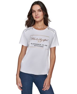 Women's Embellished Graphic T-Shirt