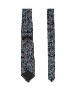 Men's Enzo Exploded Floral Silk Necktie