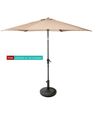 31.5 lbs Market Heavy-Duty Outdoor Stand Bronze Umbrella Base