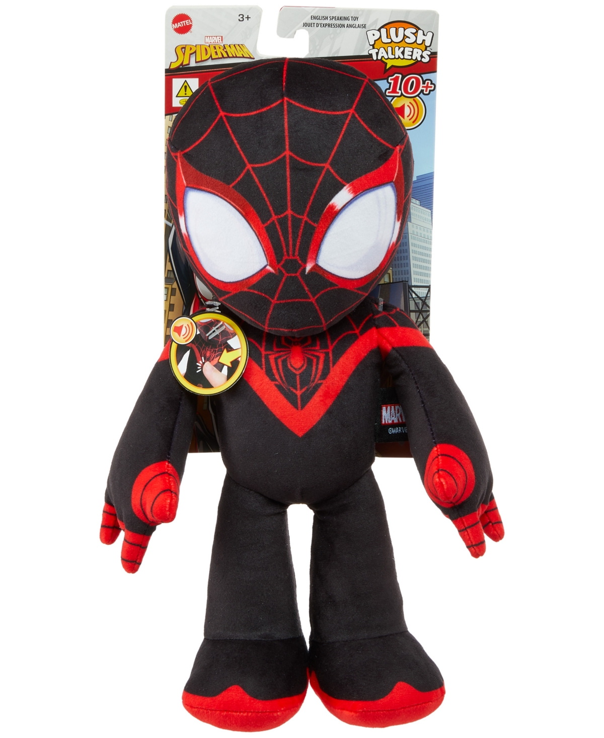 MARVEL PLUSH TALKERS MILES MORALES SOFT TOY 