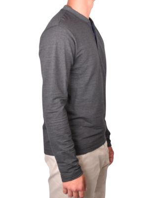 Vintage 1943 Men's Burn Out Slub Henley Shirt