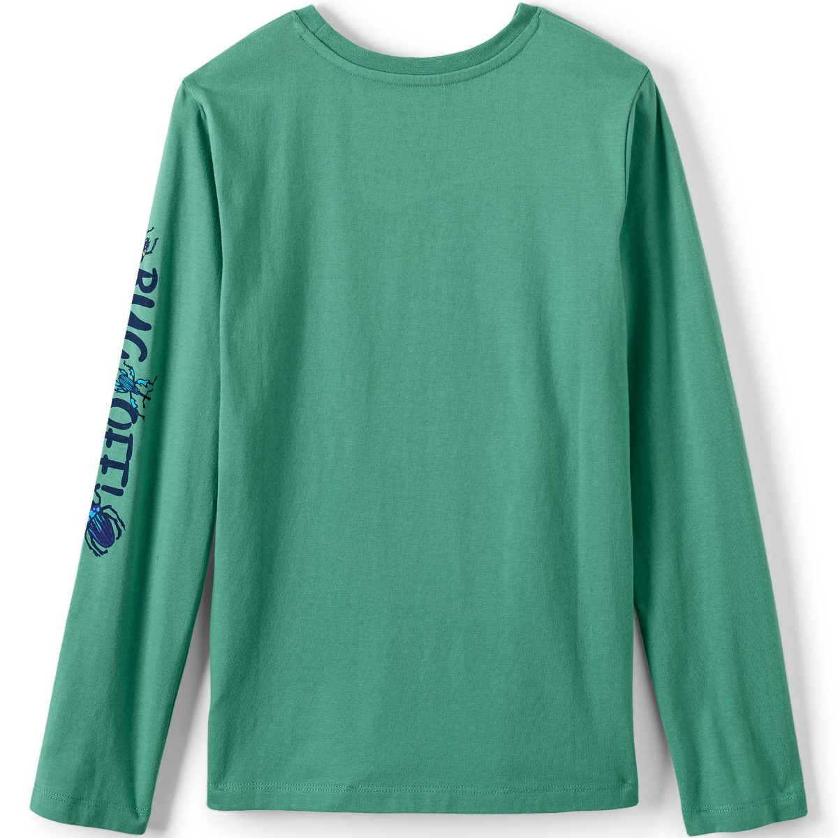 Lands' End Big Boys Long Sleeve Graphic Tee