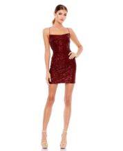 Macys homecoming dresses red 2025