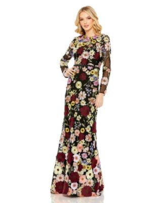 Ieena store Mac Duggal Full Crystal gown