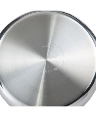 Vintage Tri-Ply 18/10 Stainless Steel 5.5" Saucepan 1qt. with Lid, Hammered