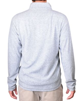 Men's Soft-Brushed Knit Quarter-Zip Sweater 