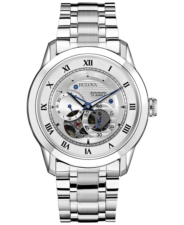 Bulova Men s Automatic BVA Series Stainless Steel Bracelet Watch