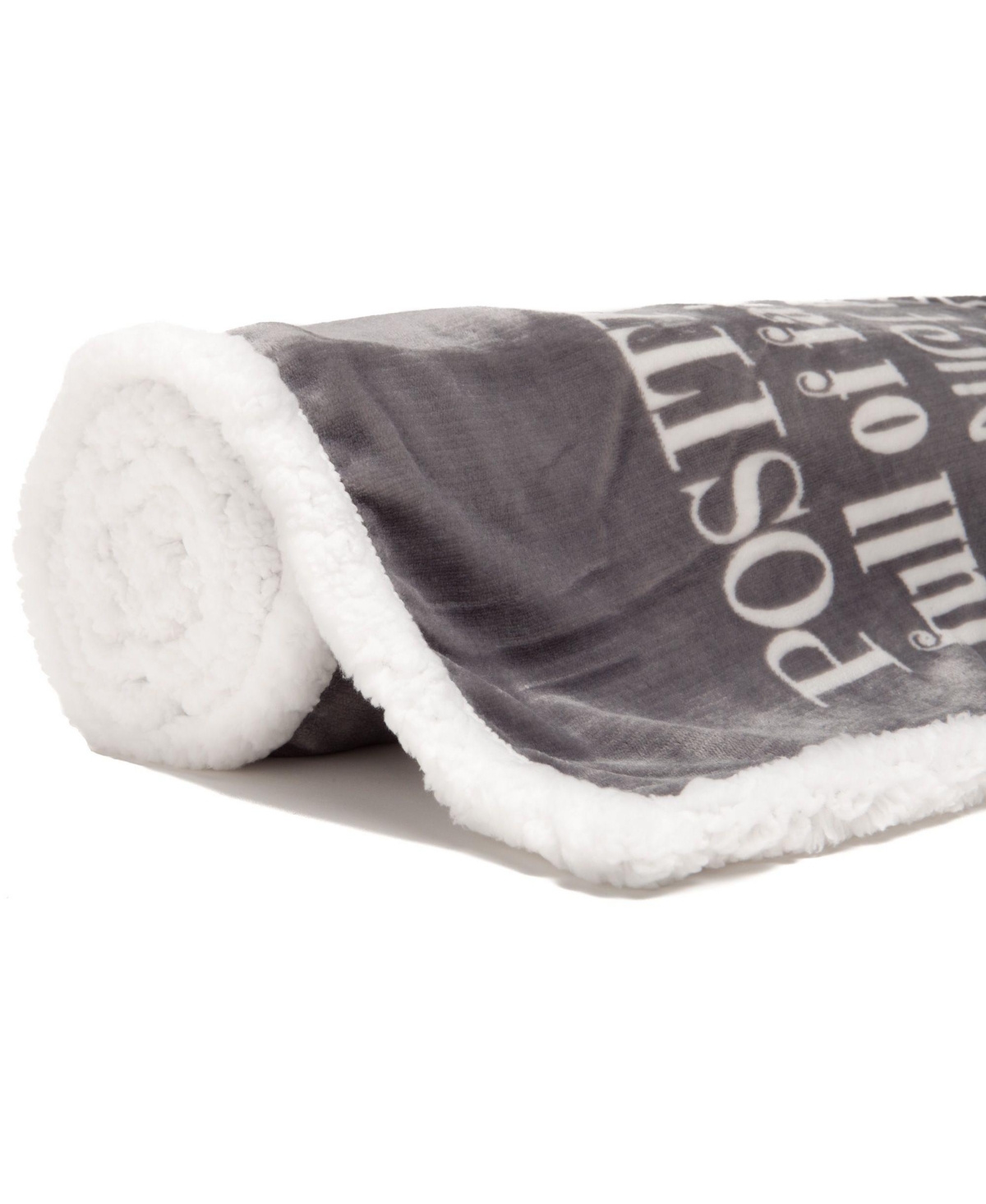 Chanasya Premium Hope & Faith Gift Throw Blanket - Cozy, Warm & Fluffy Sherpa - Sends Positive Energy, Inspirational Uplifting Comfort for Best Friend