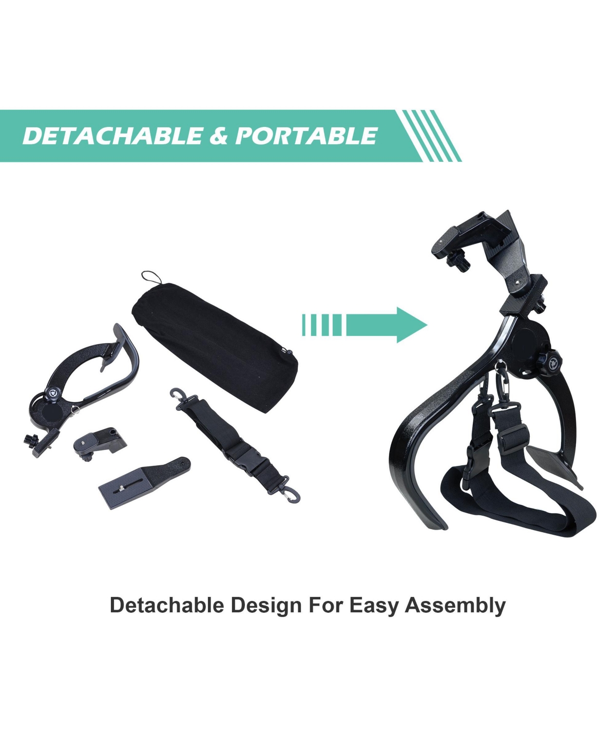 Yescom Shoulder Mount Support Pad Stabilizer for Video Dv Camcorder Hd Dslr Dv Camera