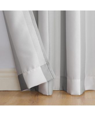 Valencia Cabana Stripe Indoor/Outdoor UV Protectant Room Darkening Grommet Curtain Panel