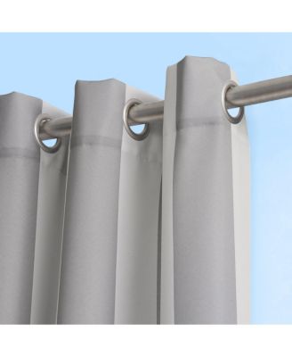 Valencia Cabana Stripe Indoor/Outdoor UV Protectant Room Darkening Grommet Curtain Panel