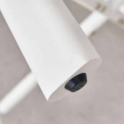 Modern White Circular Dining Table (42")