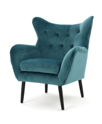 Button-Tufted Armchair With Ottoman Comfort And Style For Your Home