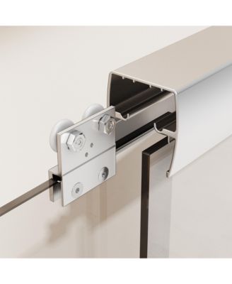 44"-48"W x 72"H Semi-Frameless Double Sliding Shower Door