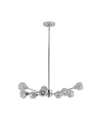 Modern Chrome Chandelier 9-Light Fixtures for Multiple Rooms