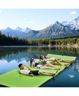 12  x 6  3 Layer Floating Water Pad-Green