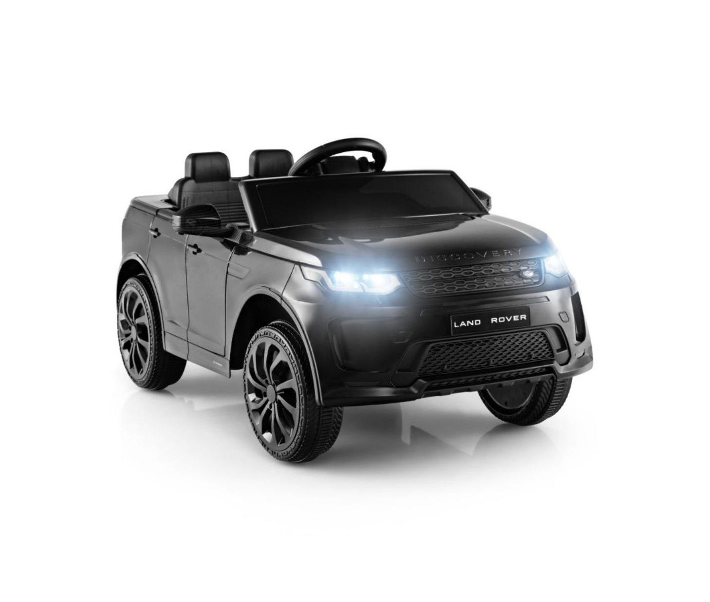 Детская игрушка VEBREDA 12V Kids Ride On Car with Remote Control Lockable Doors Slow Start System and LED Lights-Pink, цвет: Чёрный — фото 1