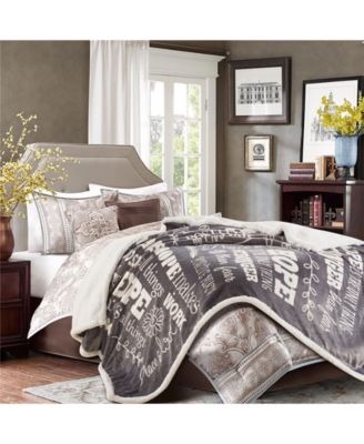 Premium Hope & Faith Sherpa Throw, 50" x 65"